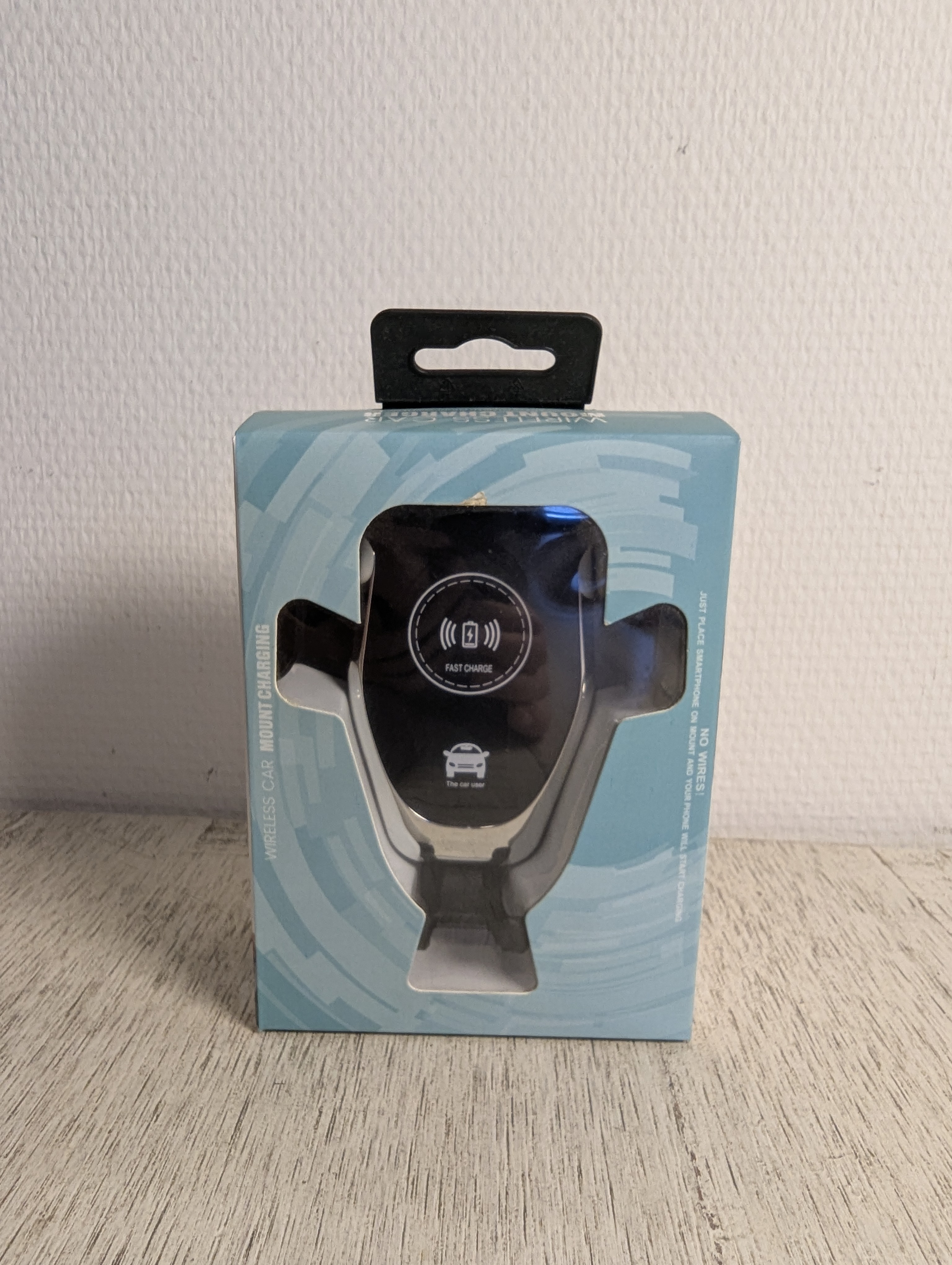 Qi draadloze autohouder met oplader